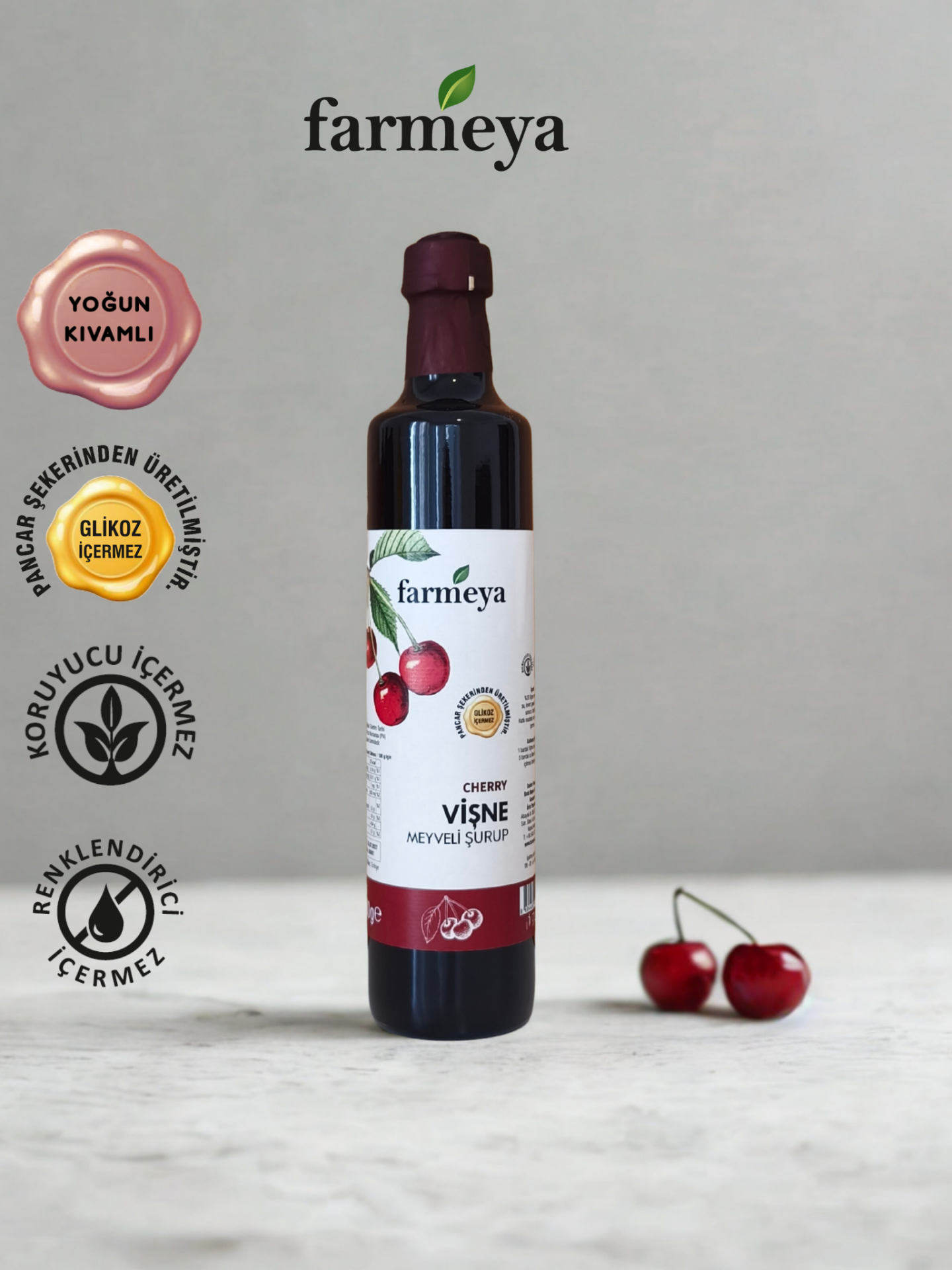 Vişne Özü 700gr - Vişne Meyveli Şurup