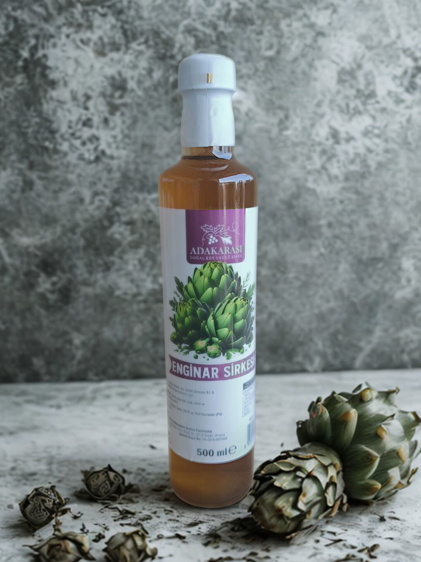 Enginar Sirkesi 500 ml ( Doğal Fermantasyon)